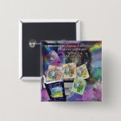 チャクラ仕訳帳ボタン 缶バッジ (正面&裏面)