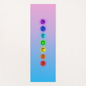 チャクラ動力瞑想マット ヨガマット (正面)