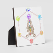 チャクラ卓上装飾 フォトプラーク (正面)