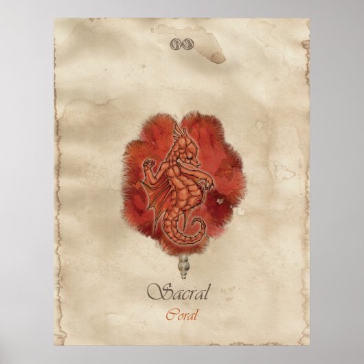 チャクラ妖精 – 仙骨 ポスター (正面)