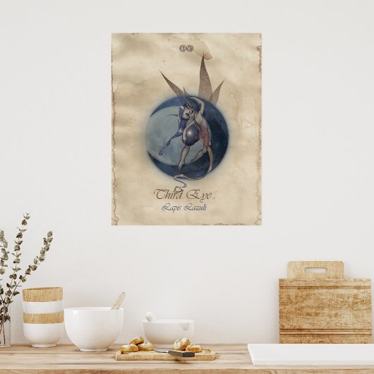 チャクラ妖精- THIRD EYE ポスター (キッチン)