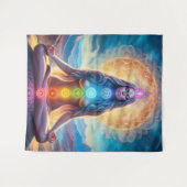 チャクラ媒介 タペストリー (正面(横))