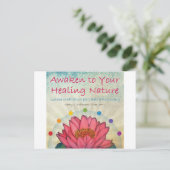 チャクラ平衡 ポストカード (スタンド正面)