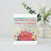 チャクラ平衡 ポストカード (スタンド正面)