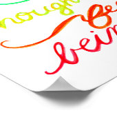 チャクラ感動的ワンワードアートプリントポスター ポスター (角)