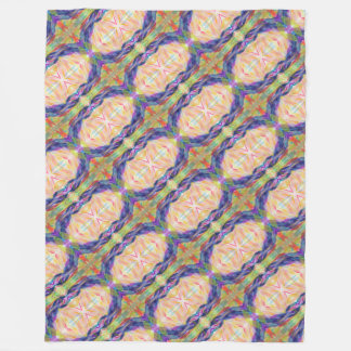 チャクラ毛布-対角線 フリースブランケット