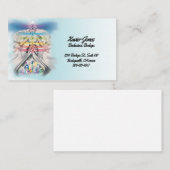 チャクラ消パーソナライズされた防名刺 名刺 (正面/裏面)