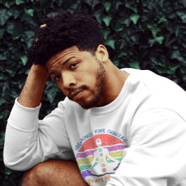 チャクラ瞑想ヨガレインボーサンセット Tシャツ