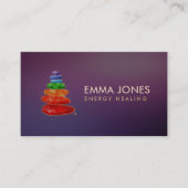 チャクラ禅ストーンエネルギークリスタルヒーリング 名刺 (正面)