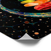 チャクラ禅石と円祖円 ポスター (角)