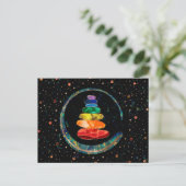 チャクラ禅石と円祖円 ポストカード (スタンド正面)