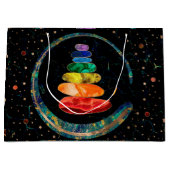 チャクラ禅石と円祖円 ラージペーパーバッグ (正面)