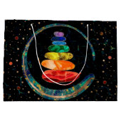 チャクラ禅石と円祖円 ラージペーパーバッグ (裏面)