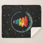 チャクラ禅石円窓 シェルパブランケット (正面(横))