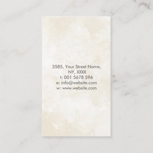 チャクラ禅石 名刺 (裏面)