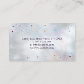 チャクラ結晶クラスター 名刺 (裏面)