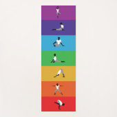 チャクラ色 ヨガマット (正面)