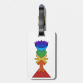 チャクラ荷物タグ ラゲッジタグ (裏面縦)