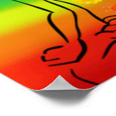 チャクラ12x12インチ ポスター (角)