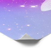 チャクラ7オーラエネルギーシステムホワイトロータス ポスター (角)