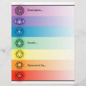 チャクラ8.5 x 11イベントフライヤー2 チラシ (裏面)