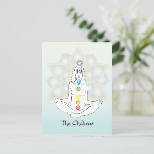 チャクラ ポストカード (スタンド正面)