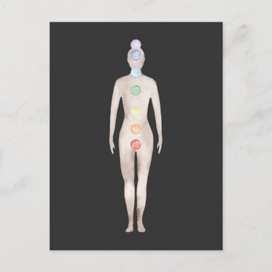 チャクラ ポストカード (正面)