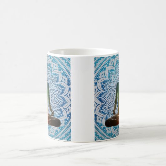 チャクラ、マンダラ、スピリチュアル、チャクラ コーヒーマグカップ (中央)