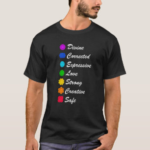 チャクラ ロータス フラワー ヨガ ブッディズム 瞑想 スピリチュアル Tシャツ