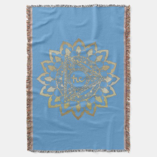 チャクラ ヴィシュダ - ブランケット (正面縦)