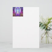 チャクラ，天使，ヒーラー，神からの癒し，天使，愛， 便箋 (スタンド正面)