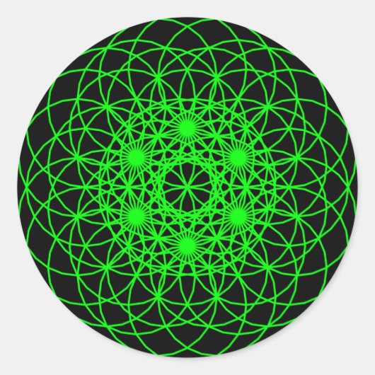 チャクラ「愛」を上げる ラウンドシール (正面)