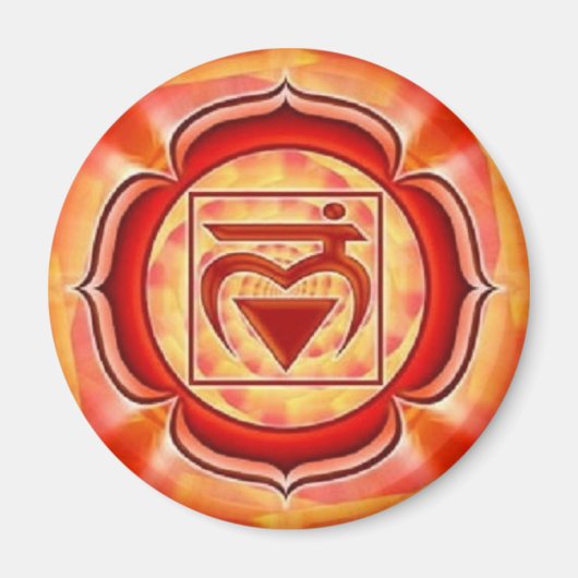 チャクラ – 根 – 磁石 (正面)