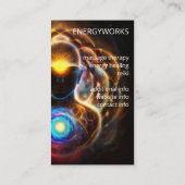 チャクラ | Human Auras |エネルギーヒーラー 名刺 (裏面)