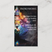 チャクラ | Human Auras |エネルギーヒーラー 名刺 (裏面)