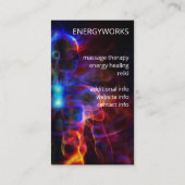 チャクラ | Human Auras |エネルギーヒーラー 名刺 (裏面)