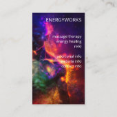 チャクラ | Human Auras |エネルギーヒーラー 名刺 (裏面)