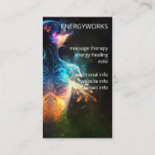 チャクラ | Human Auras |エネルギーヒーラー 名刺 (裏面)