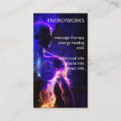 チャクラ | Human Auras |エネルギーヒーラー 名刺 (裏面)