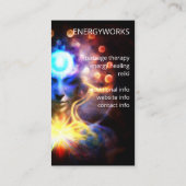 チャクラ | Human Auras |エネルギーヒーラー 名刺 (裏面)