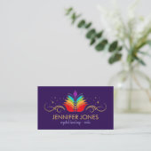 チャクラ- Lotus - Energy Healing Business Card 名刺 (スタンド正面)