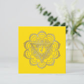 チャクラManipura – グリーティングカード 招待状 (スタンド正面)