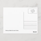 チャグアナス市場、トリニダードのはがき ポストカード (裏面)