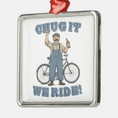 チャグイットウィズライドサイクリング メタルオーナメント (左)