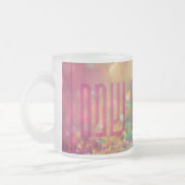 チャグプリムサマフレインボーカラープリムコーヒー フロストグラスマグカップ (左)