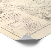 チャコと素晴らし周辺地域の地図 ポスター (角)