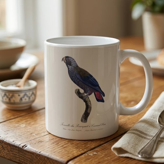 チャコウインコ (Pionus fuscus) コーヒーマグカップ