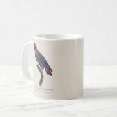 チャコウインコ (Pionus fuscus) コーヒーマグカップ (正面左)