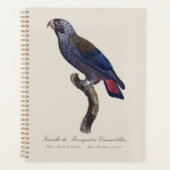 チャコウインコ (Pionus fuscus) プランナー手帳 (正面)