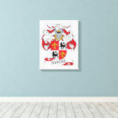 チャコン家紋 キャンバスプリント (インサイチュ (ウッドフロア))